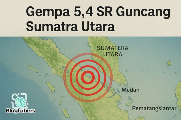 Gempa 5,4 SR Mengguncang Sumatra Utara