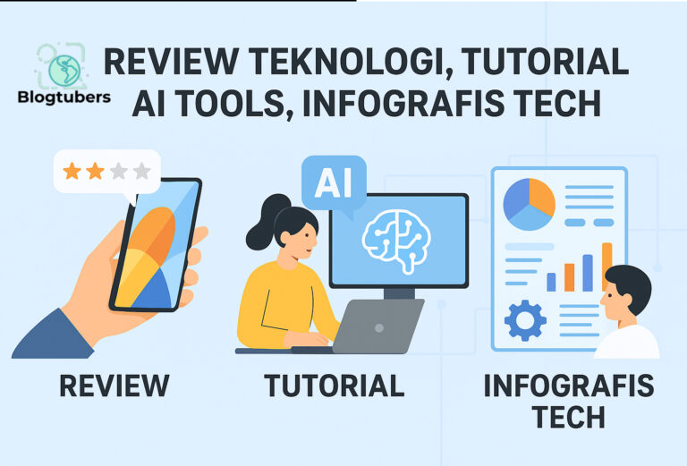 Review Teknologi, Tutorial AI Tools, Infografis Tech