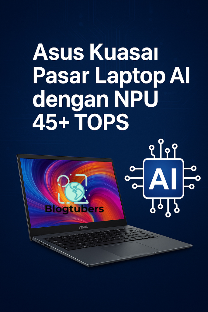 Asus Kuasai Pasar Laptop AI dengan NPU 45+ TOPS