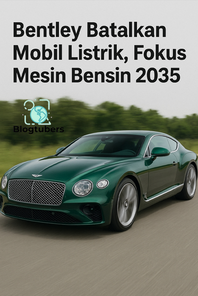 Bentley Batalkan Mobil Listrik Fokus Mesin Bensin 2035