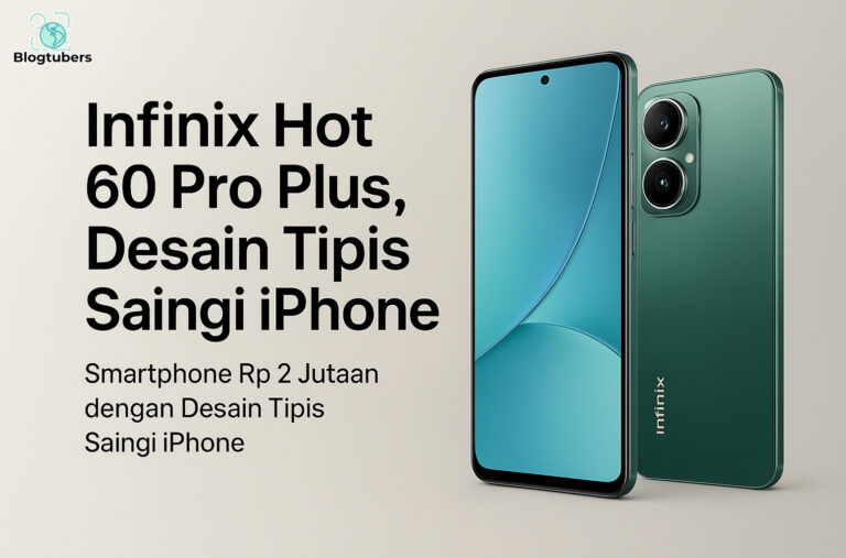 Infinix Hot 60 Pro Plus, Desain Tipis Saingi iPhone