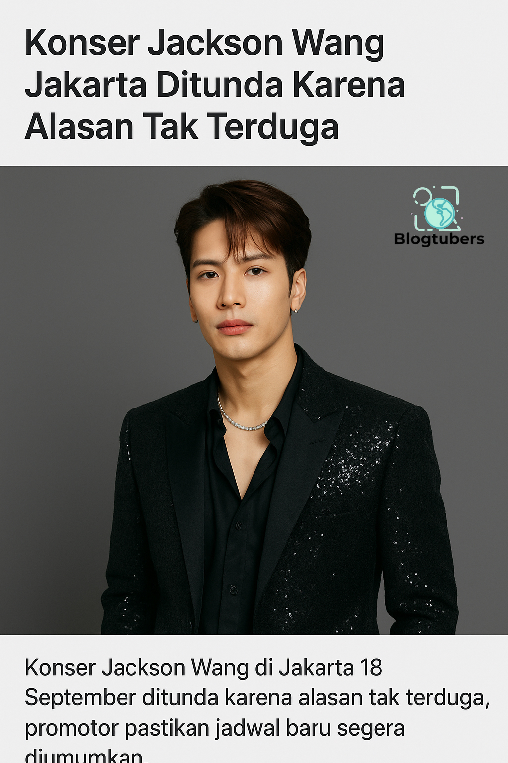 Konser Jackson Wang Jakarta Ditunda Karena Alasan Tak Terduga