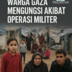 Ratusan Ribu Warga Gaza Mengungsi Akibat Operasi Militer