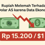 Rupiah Melemah Terhadap Dolar AS karena Data Ekonomi