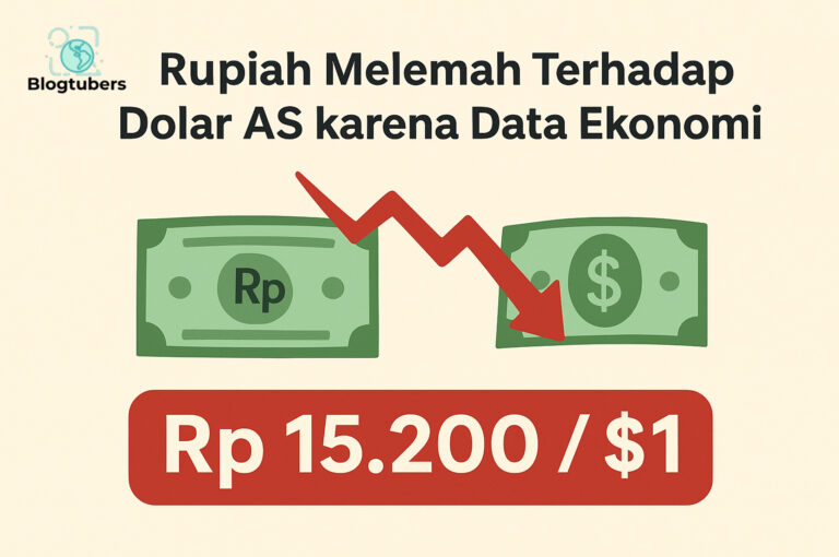 Rupiah Melemah Terhadap Dolar AS karena Data Ekonomi