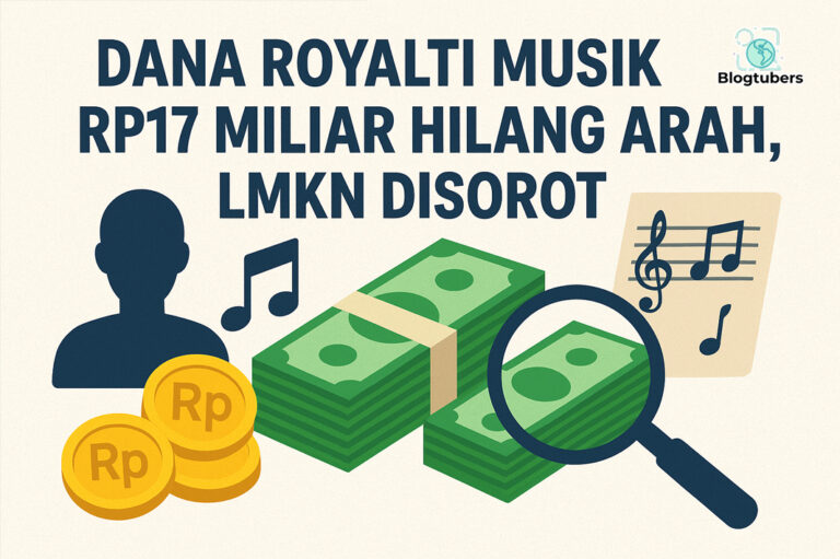 Dana Royalti Musik Rp17 Miliar Hilang Arah, LMKN Disorot