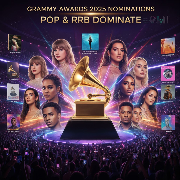 Grammy Awards Umumkan Nominasi, Pop dan R&B Mendominasi