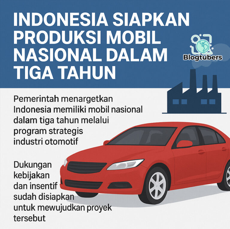 Indonesia Siapkan Produksi Mobil Nasional dalam Tiga Tahun