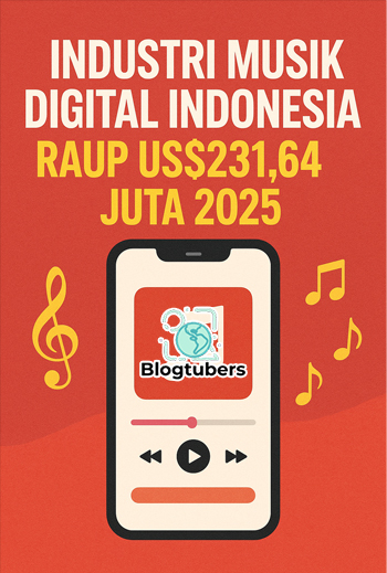 Industri Musik Digital Indonesia Raup US$231,64 Juta 2025